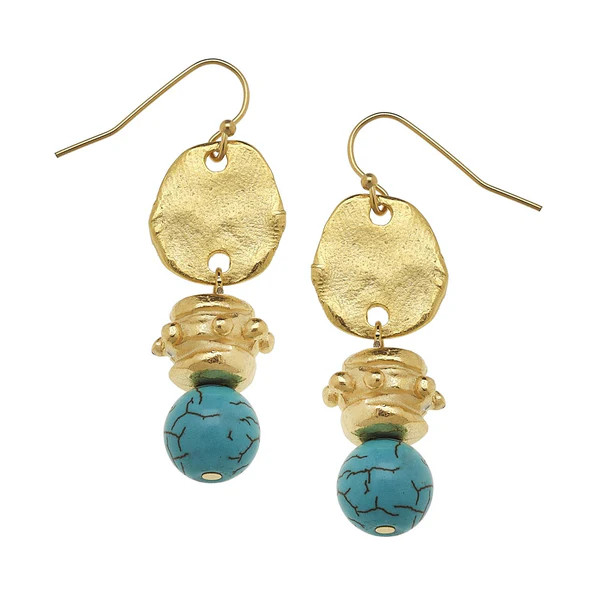 Turquoise Bentley Earrings | Susan Shaw