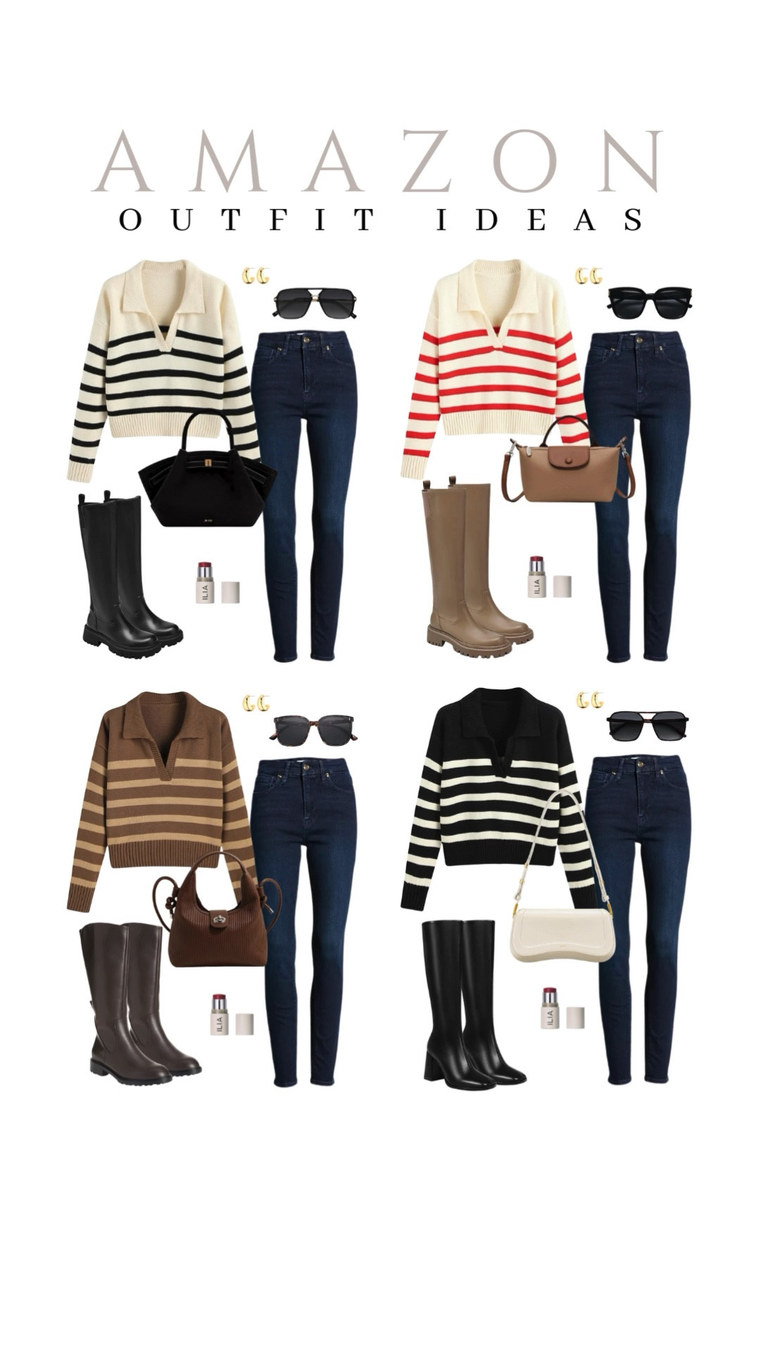 These polo-style sweaters are so chic! I love the stripe detail and the variety of colors they come in!

polo sweater, chic style, striped detail, cozy fashion, colorful wardrobe, trendy look, seasonal must-haves, versatile outfit, stylish layers, winter fashion

#LTKSeasonal #LTKStyleTip #LTKU