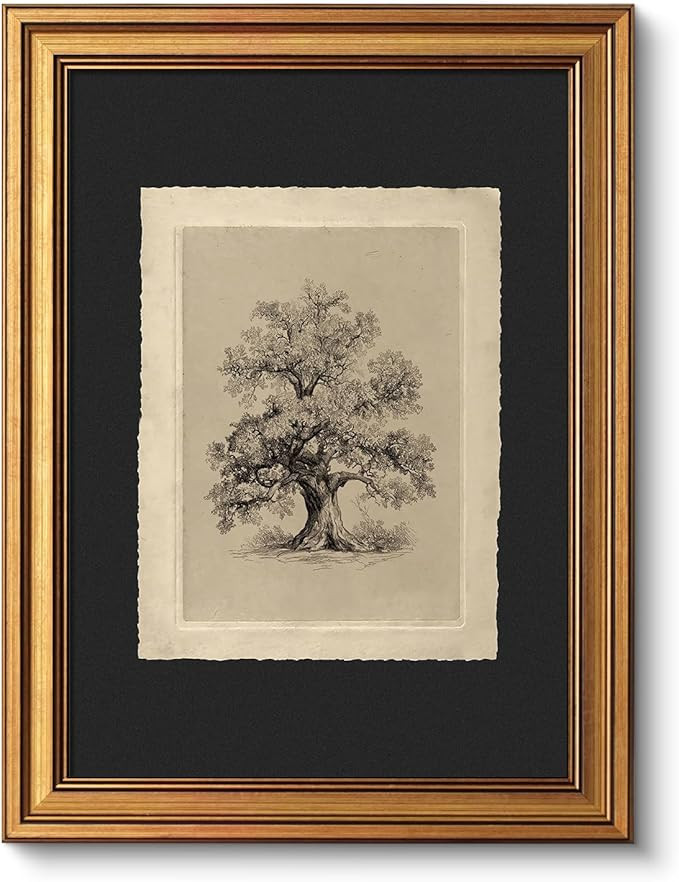 VIYYIEA Vintage Botanical Sketch Rustic Farmhouse Wall Art Decor for Living Room Bedroom Study, A... | Amazon (US)
