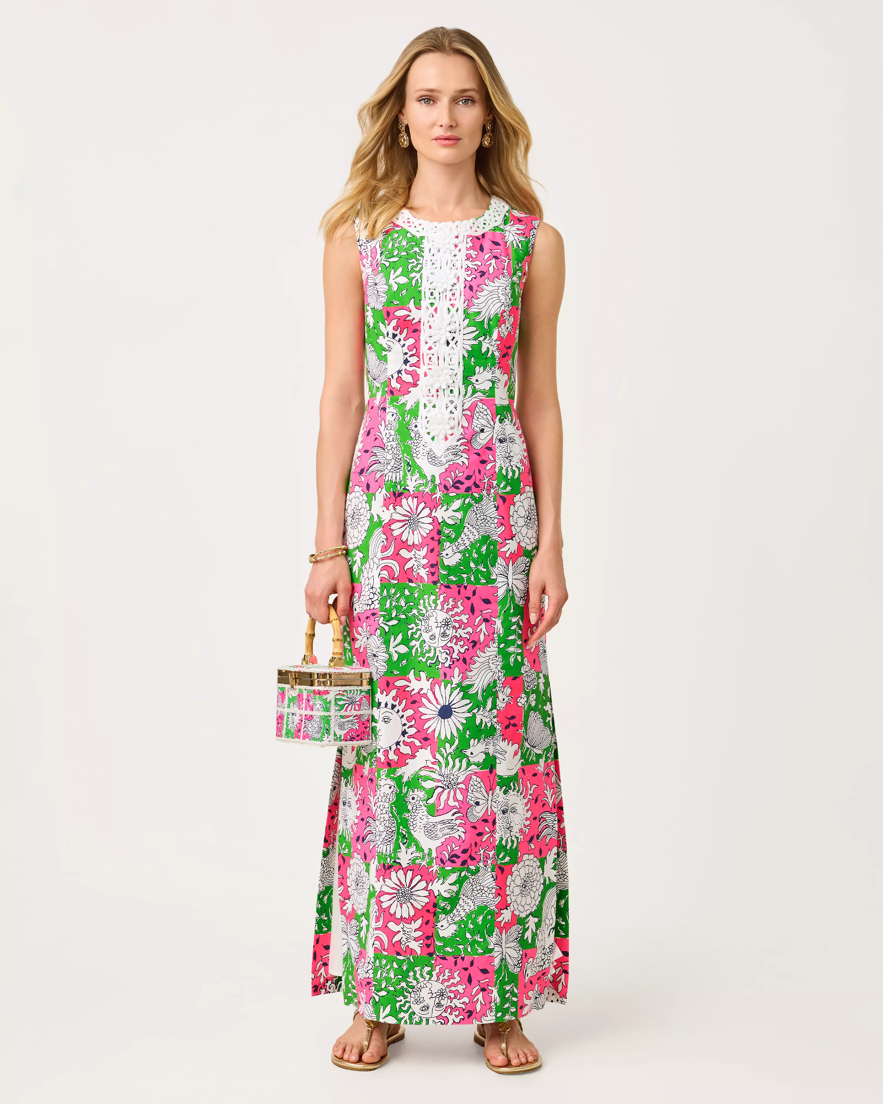 Barberine Stretch Maxi Shift Dress | Lilly Pulitzer