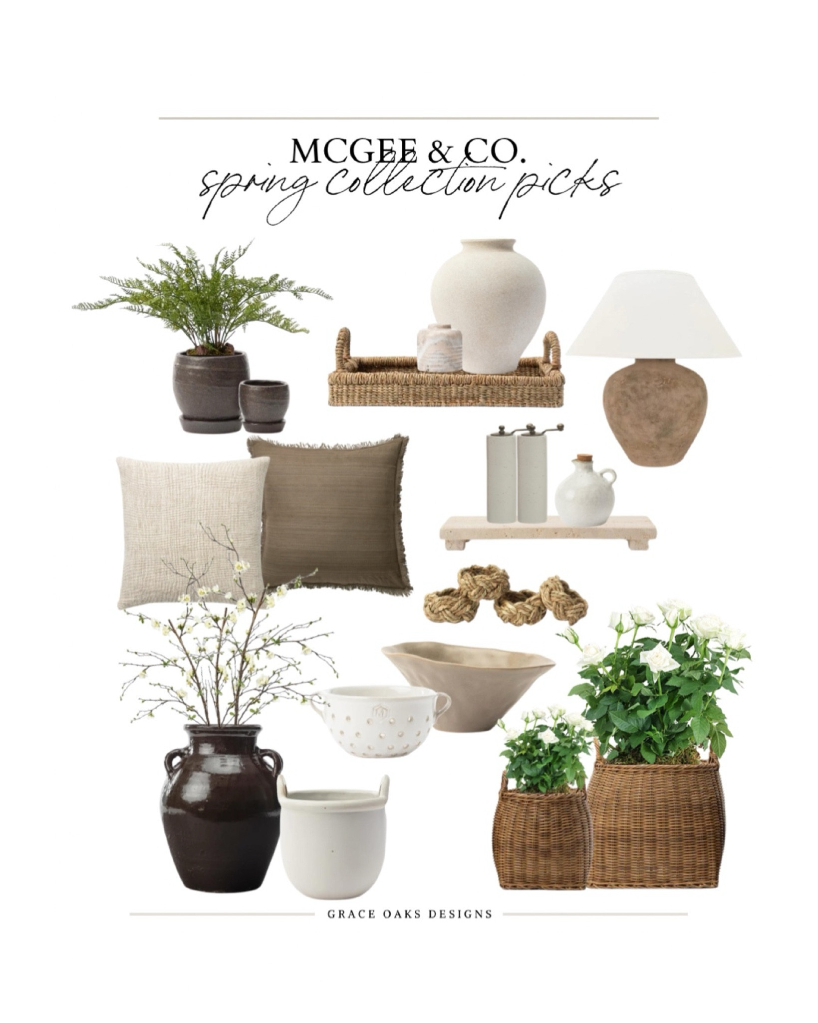 McGee & Co SPRING collection favs
spring decor - porch & kitchen styling 

throw pillows. Spring pillows. Planter. Spring porch. Porch decor. Woven planter. Vase. Brown vase. Berry bowl. Kitchen decor. Spring tablescape. Easter tablescape  

#LTKhome #LTKfindsunder50 #LTKSeasonal