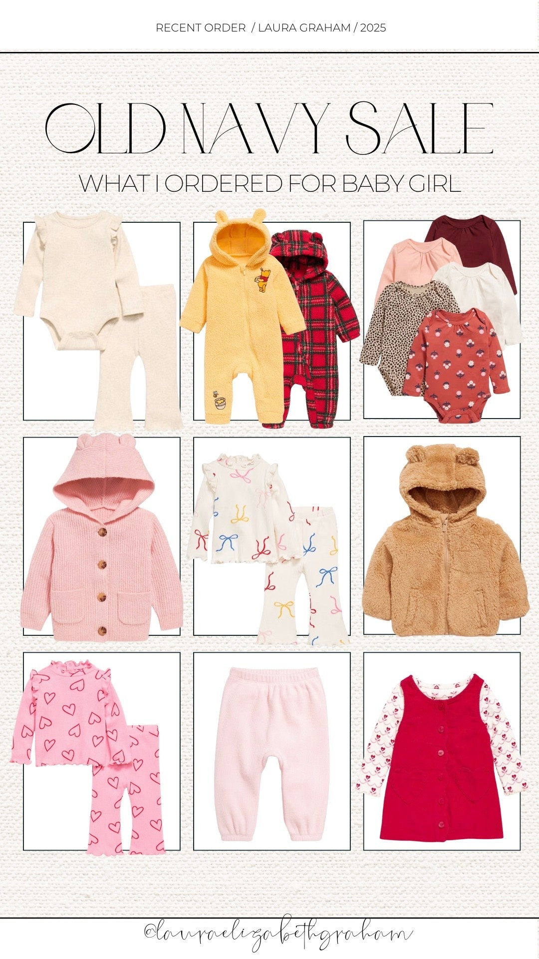 My recent order for baby girl from the incredible Old Navy sale happening right now 🤩🩷 Everything is linked! 🔗 

#LTKSaleAlert #LTKBaby #LTKmomlife