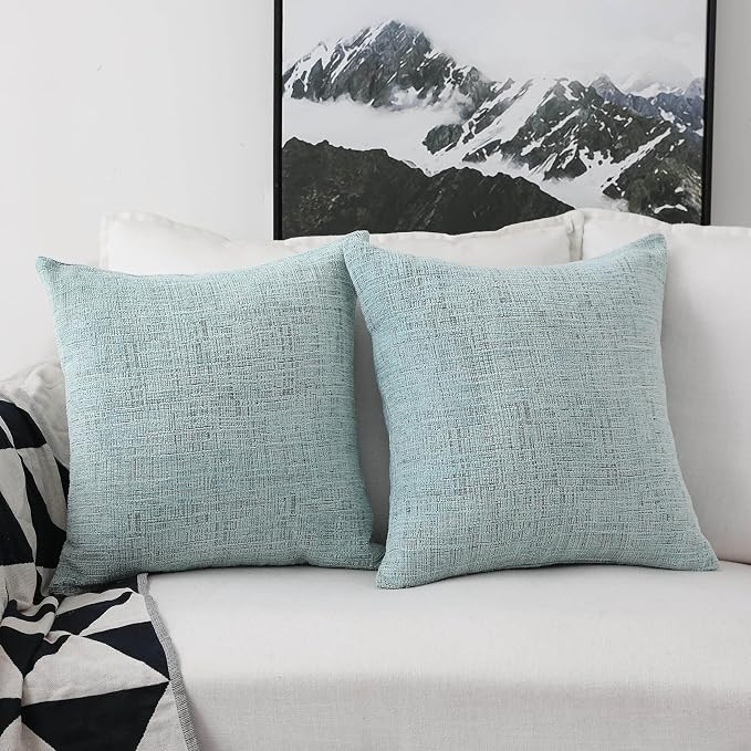 Home Brilliant Modern Decorative Throw Pillow Protectors Super Soft Chenille Plush Velvet Cushion... | Amazon (US)