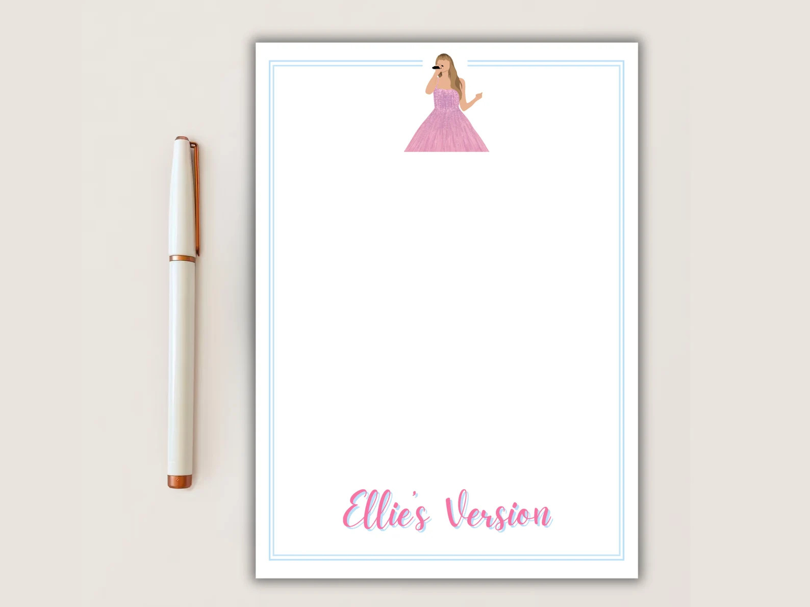 Personalized Taylor Swift Notepad, the Eras Tour, Taylor Swiftie Personalized Gifts - Etsy | Etsy (US)