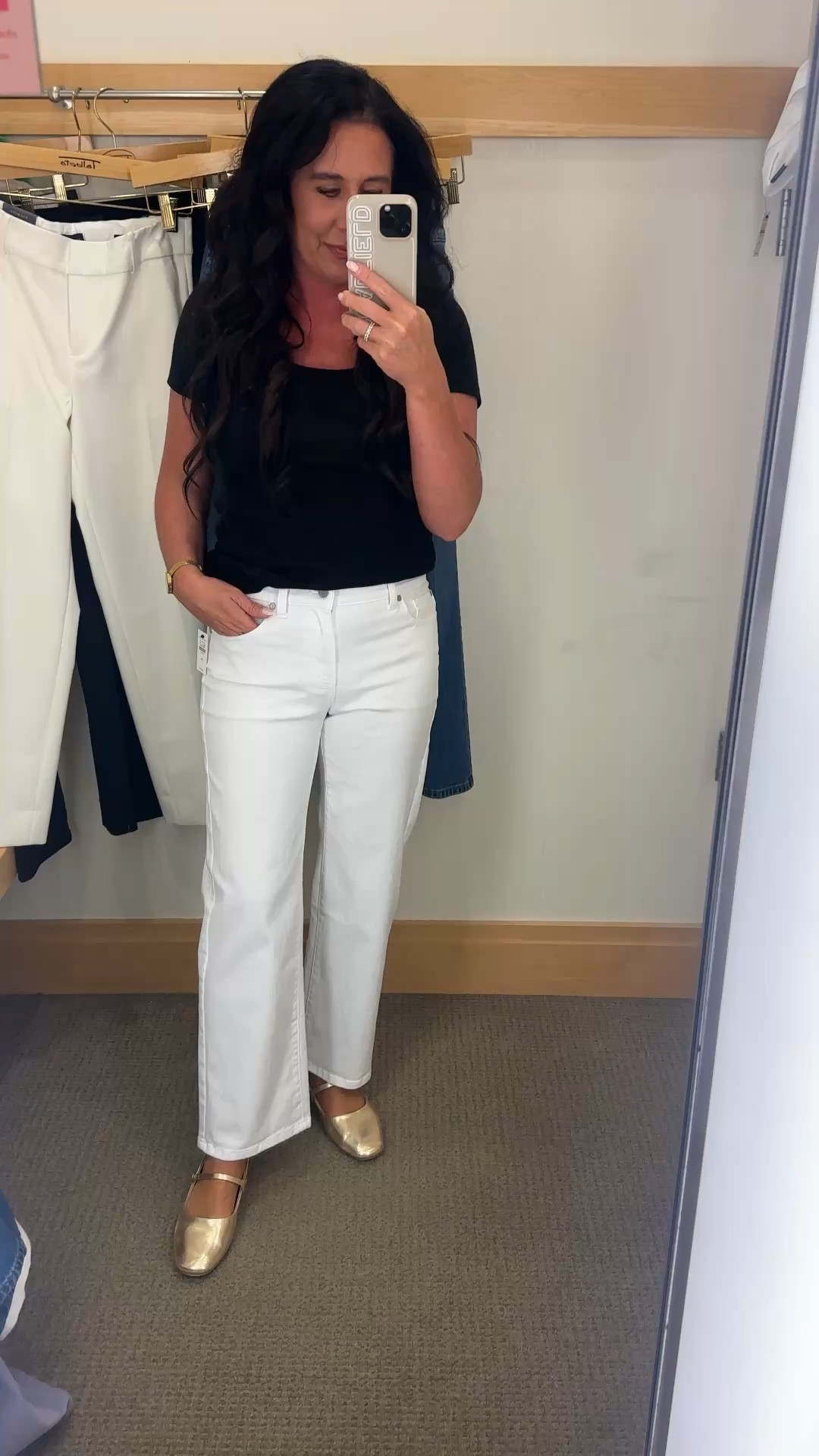 White jeans 
Talbots Spring haul all 30% off this weekend! 

#LTKootd #LTKOver40