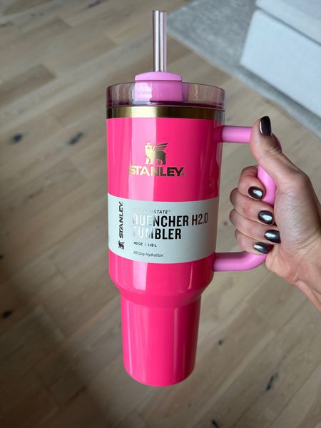 This hot pink, glossy Stanley quencher should be on your gift list for all the girls in your life! It was just restocked in the 30 oz size!!! Run!! 

#LTKfitness #LTKGiftGuide #LTKfindsunder50