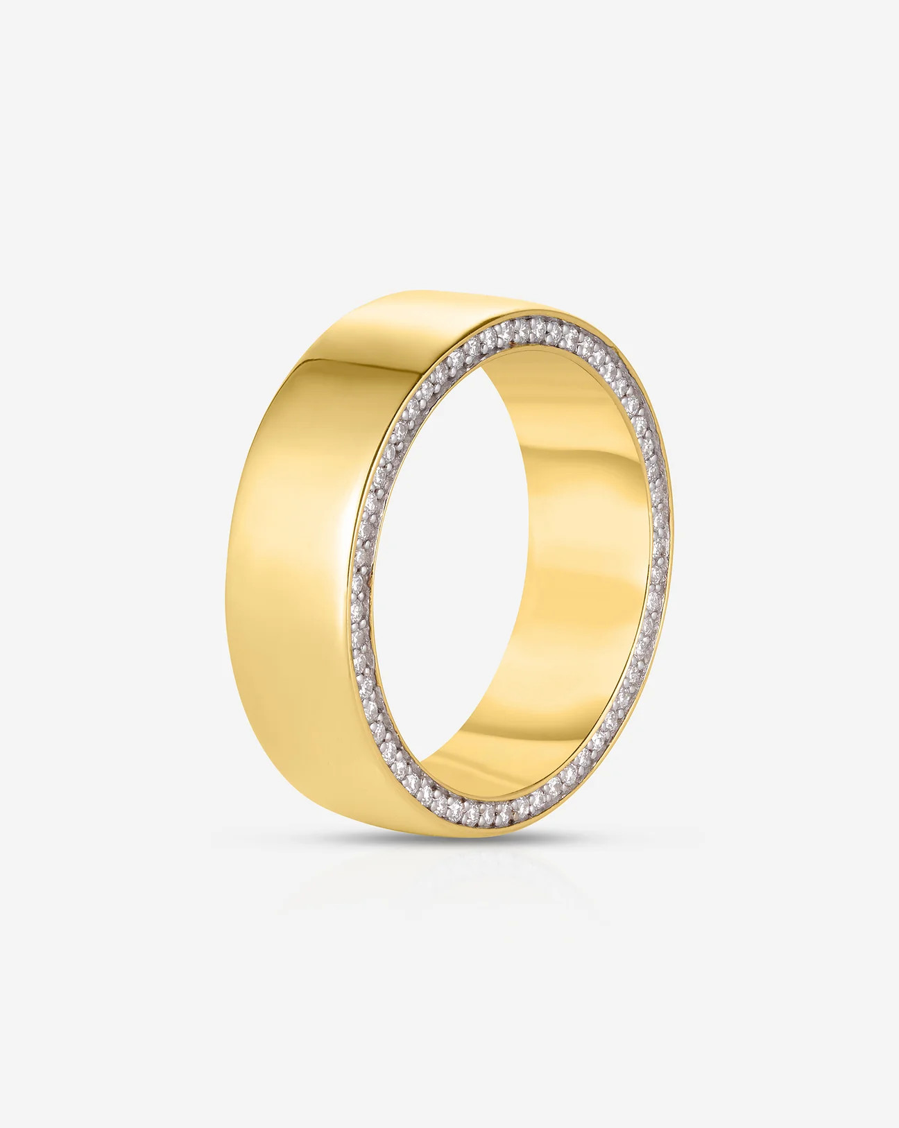Brilliant Pavé Cigar Band | Ring Concierge