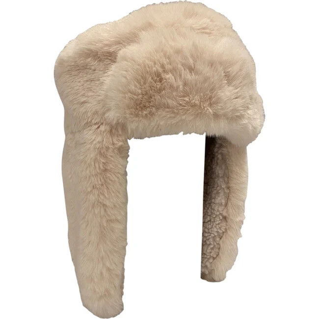 Hat Attack | Women's Apres Sherpa Trapper, Ivory (White, One Size) | Maisonette | Maisonette