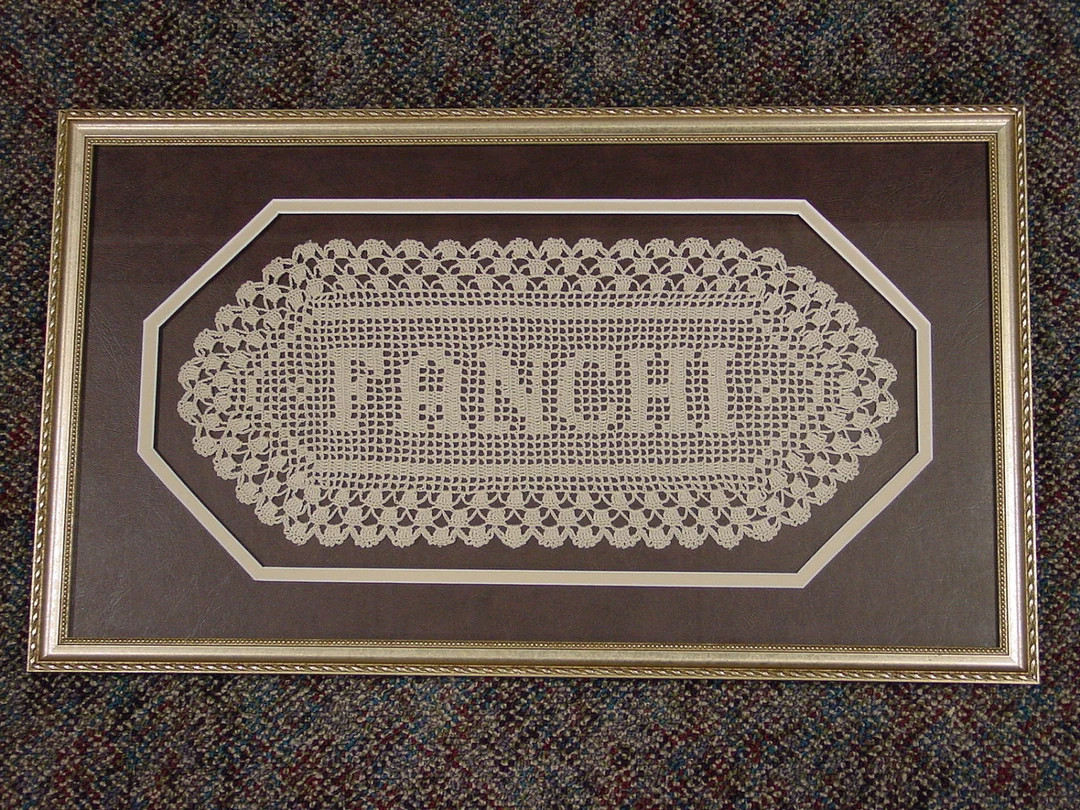 Name Doily-personalized (frame Not Included) - Etsy | Etsy (US)