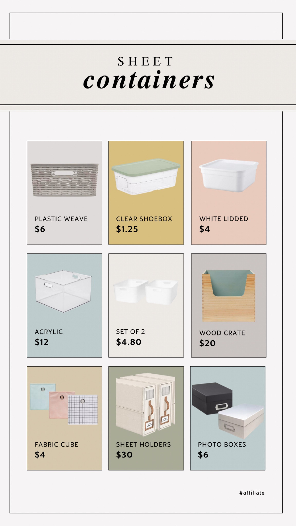 Organize your linen closet by storing each sheet set together in these containers!

#LTKHome