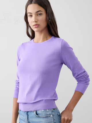 Forever Crew-Neck Sweater | Banana Republic Factory