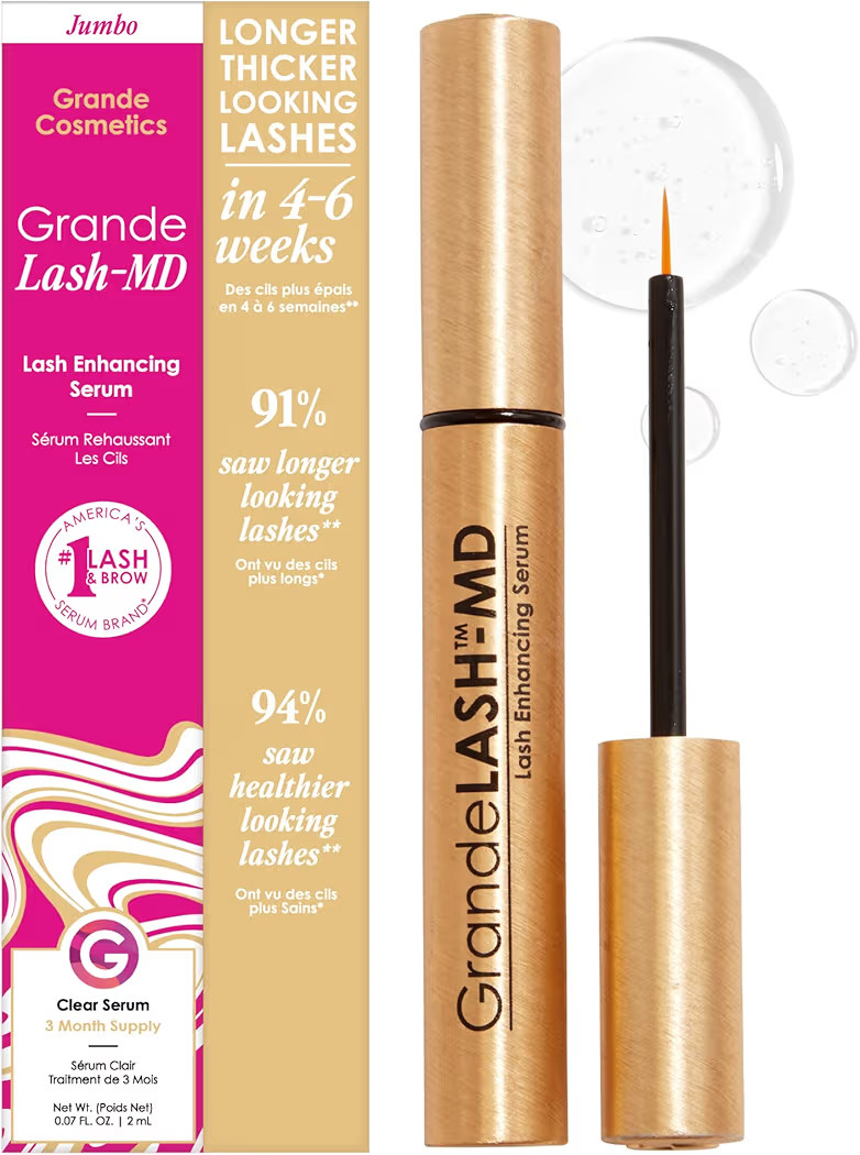 Grande Cosmetics GrandeLASH-MD Lash Enhancing Serum - Peptide & Vitamin Infused Formula for Longe... | Amazon (US)