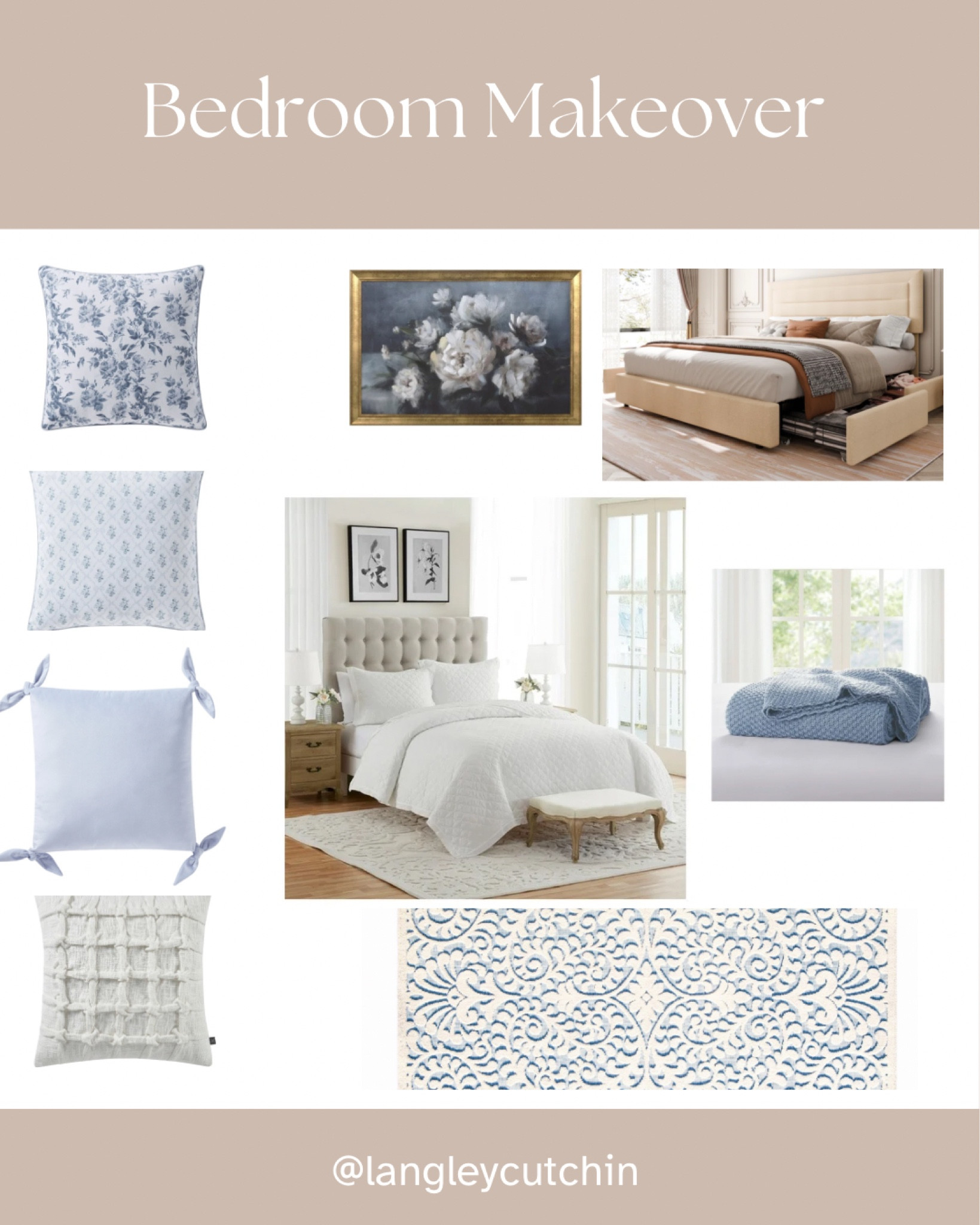 My Texas House from Walmart bedroom makeover! I am LOVING these colors! Also, love this bed with storage from Wayfair. 

#LTKxWayfair #LTKHome #LTKFamily