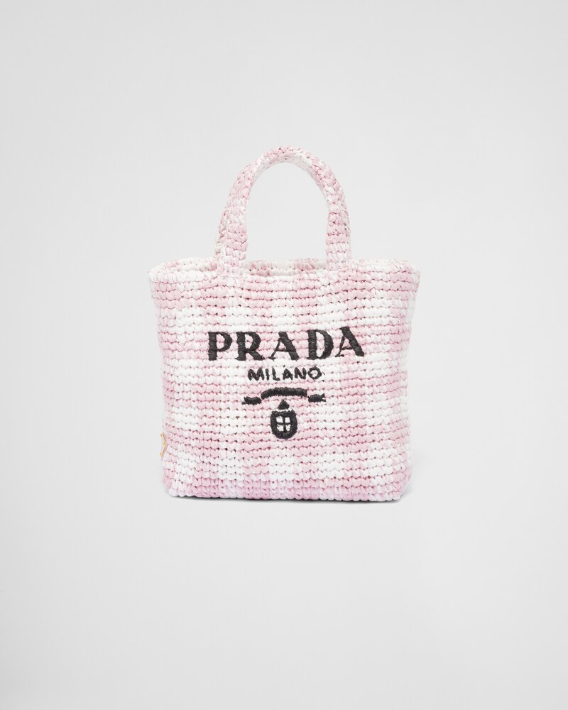 Small crochet tote bag | Prada Spa US