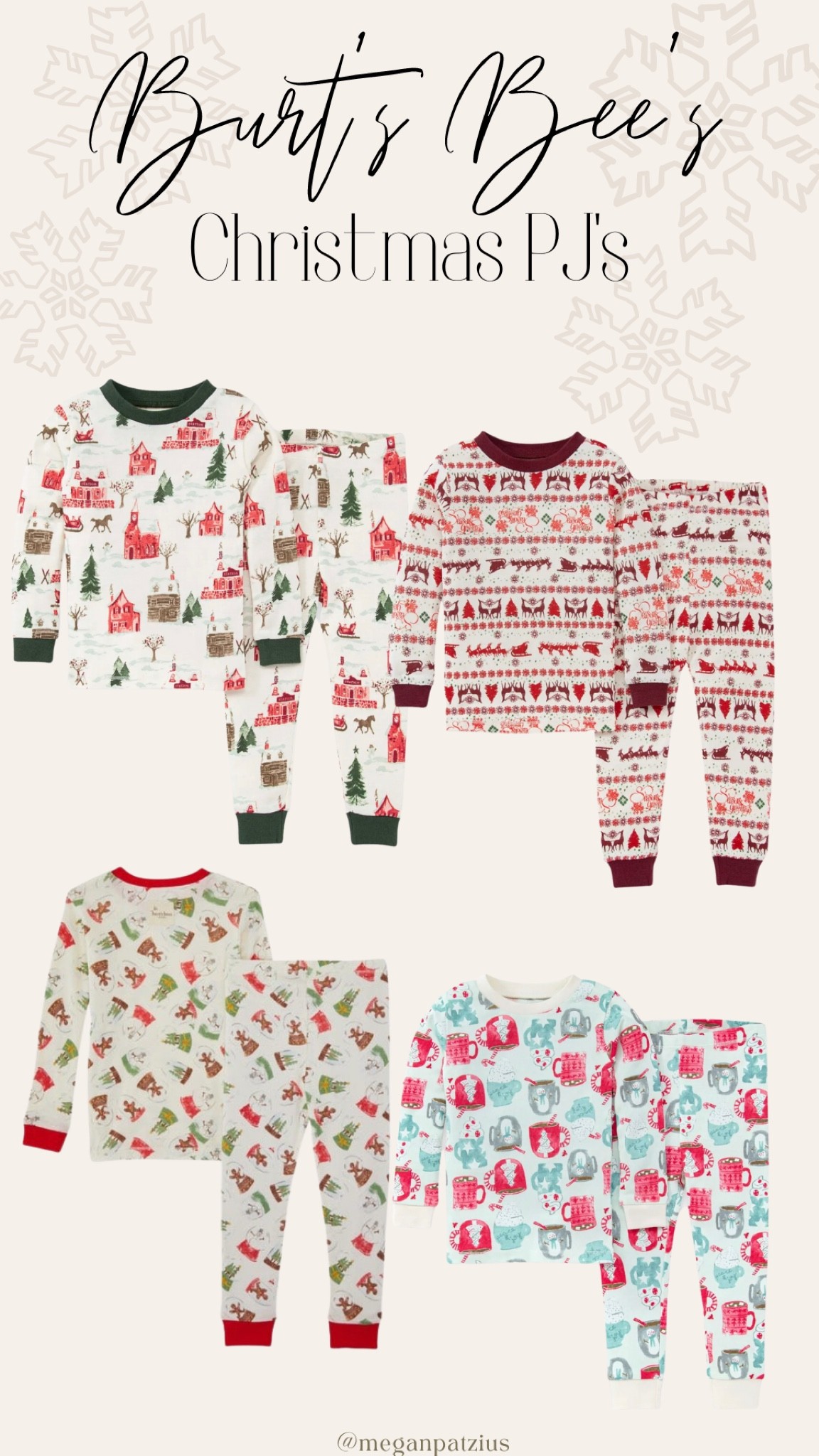 Burts Bee’s Baby Christmas Pajamas 🎅🏻 Matching family holiday pjs. So many cute festive prints this year! 50% off today with code TREAT50 

#LTKfamily #LTKHoliday #LTKSeasonal