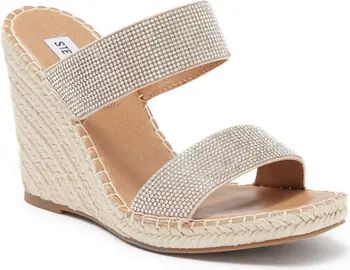 STEVE MADDEN Icey Embellished Espadrille Wedge Sandal | Nordstromrack | Nordstrom Rack