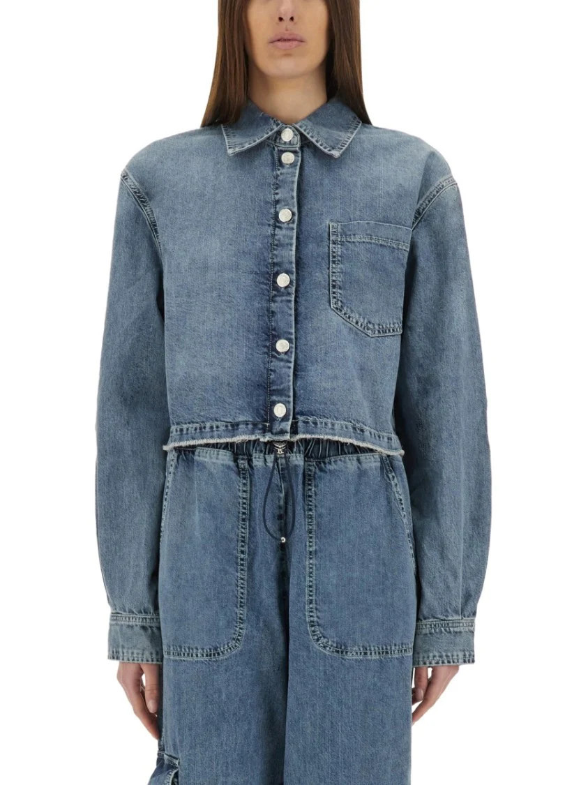 Cropped Denim Jacket | Shop Simon