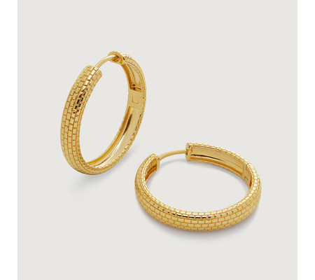 Heirloom Medium Hoop Earrings | Monica Vinader (Global)