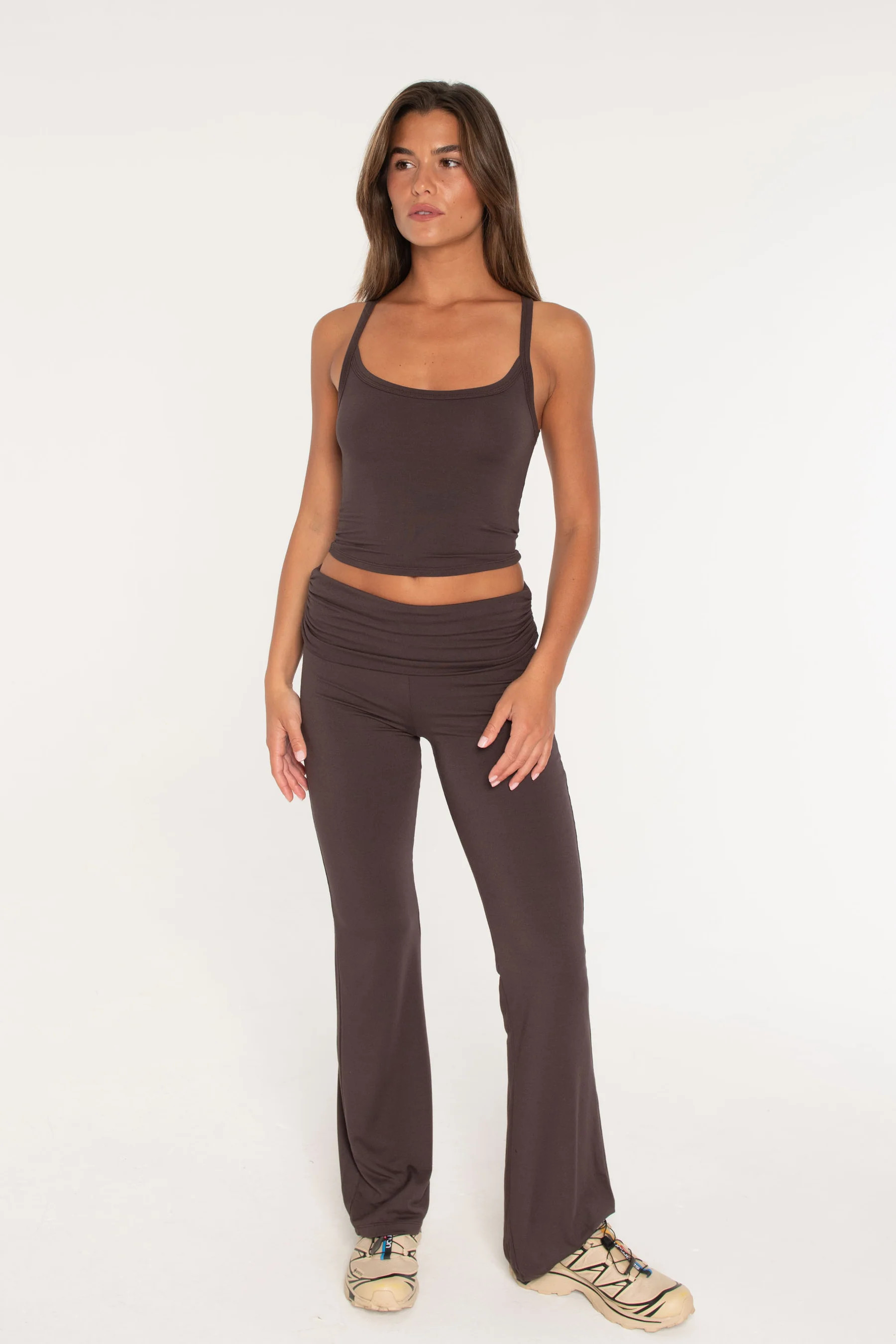 Fold Over Pants - Espresso | FORM