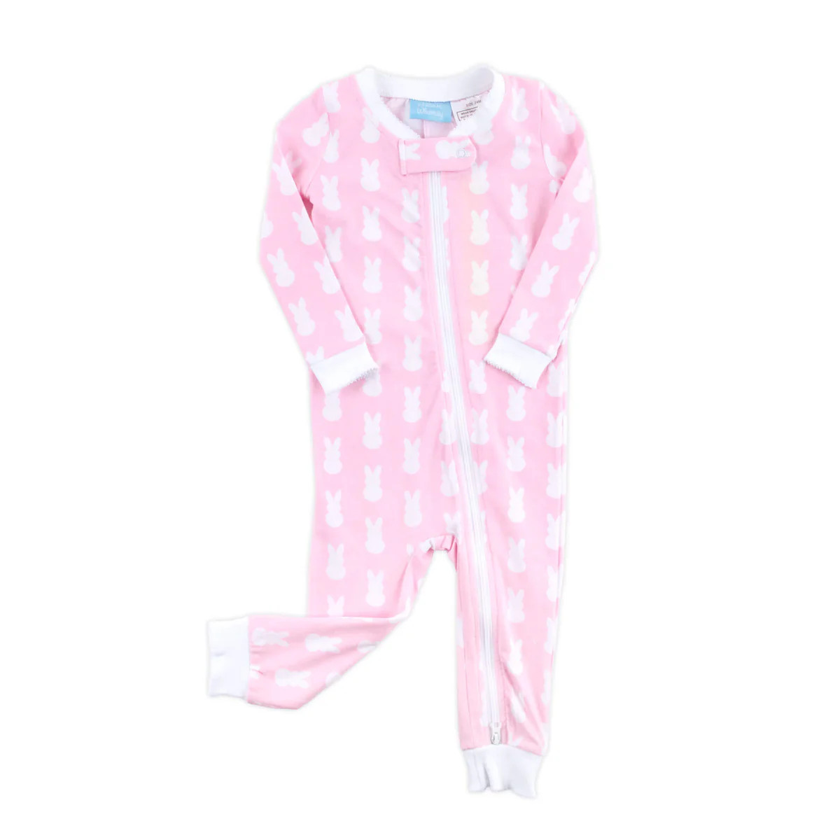 Bunny Peeps Pink Zip Sleeper | Classic Whimsy
