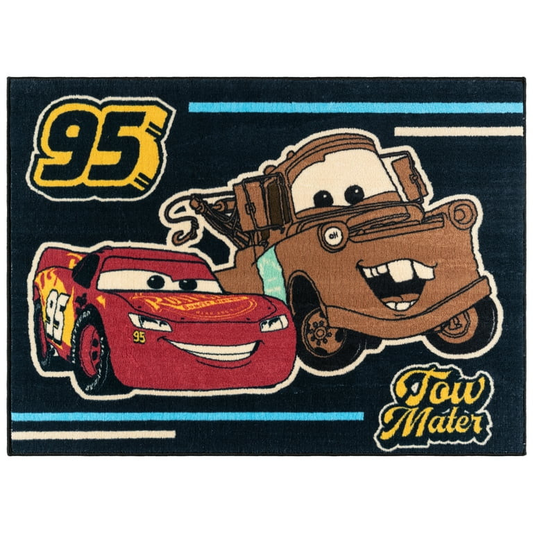 Pixar Licensed Cars 3 Tow Mater Disney Youth Printed Area Rug, 3x5 - Walmart.com | Walmart (US)
