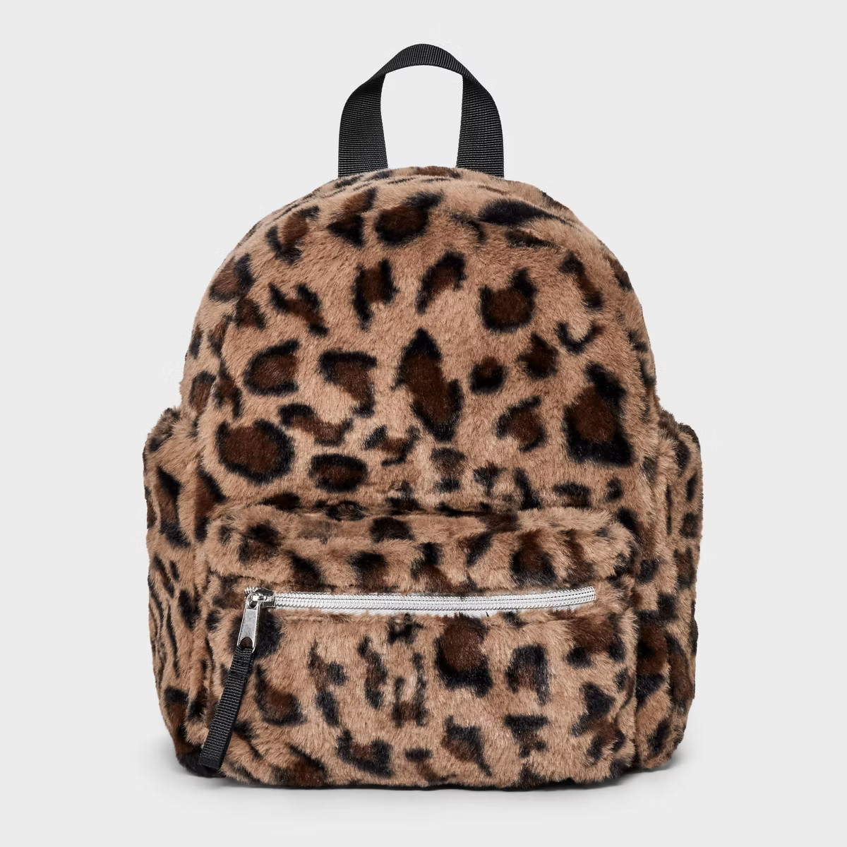 Kids' Mini Faux Fur Leopard Print Backpack - art class™ | Target
