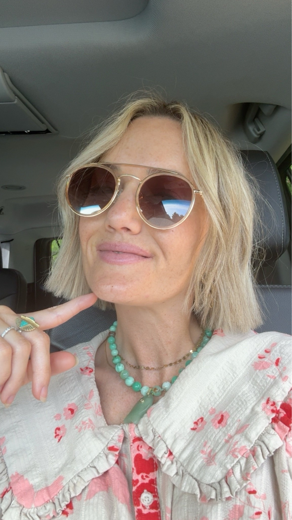 These Amazon sunnies are SO good!!

@SOJOS VISION

#LTKSaleAlert #LTKOver40 #LTKBeauty
