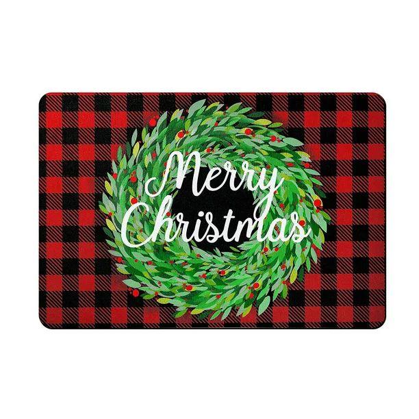 Borniu Christmas Doormat, Merry Christmas Welcome Mat, Print Holiday Decor Door Mat, Indoor Outdo... | Walmart (US)