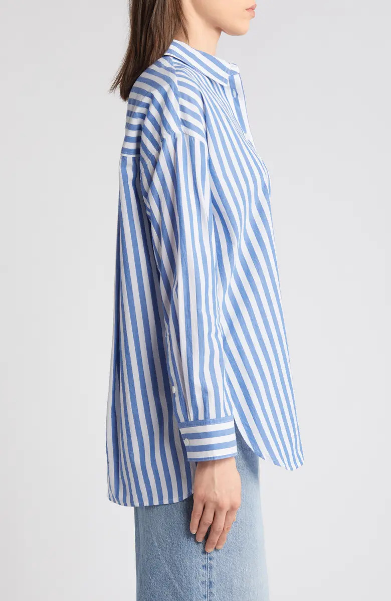 Signature Oversize Button-Up Shirt | Nordstrom