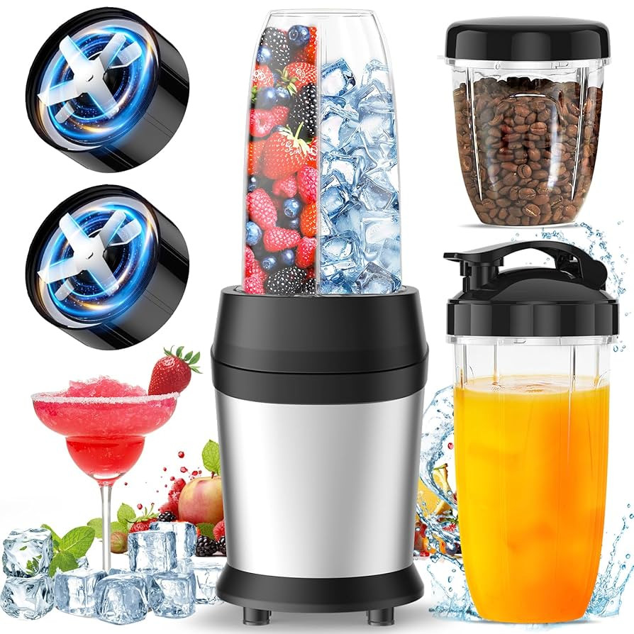 12-Piece Smoothie Blender Maker 25,000 RPM Personal Blender for Ice Crushing Smoothies & Frozen D... | Amazon (US)