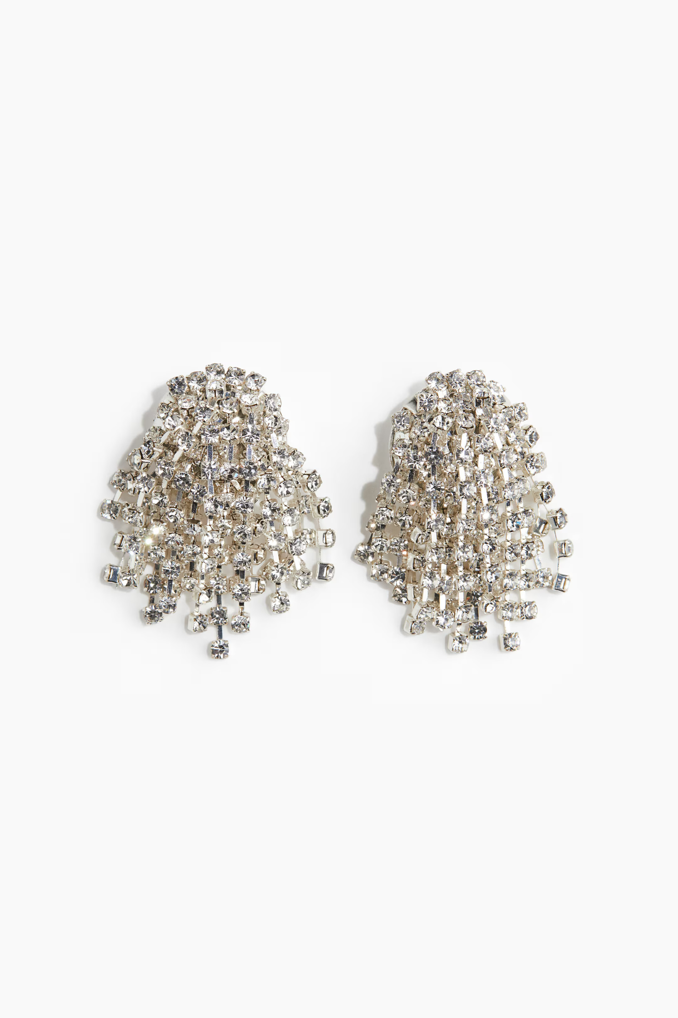 Rhinestone-Chain Earrings | H&M (US + CA)