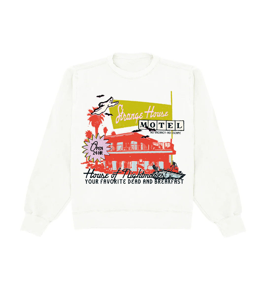 Strange House Motel Crewneck | Shop Kristin Jones