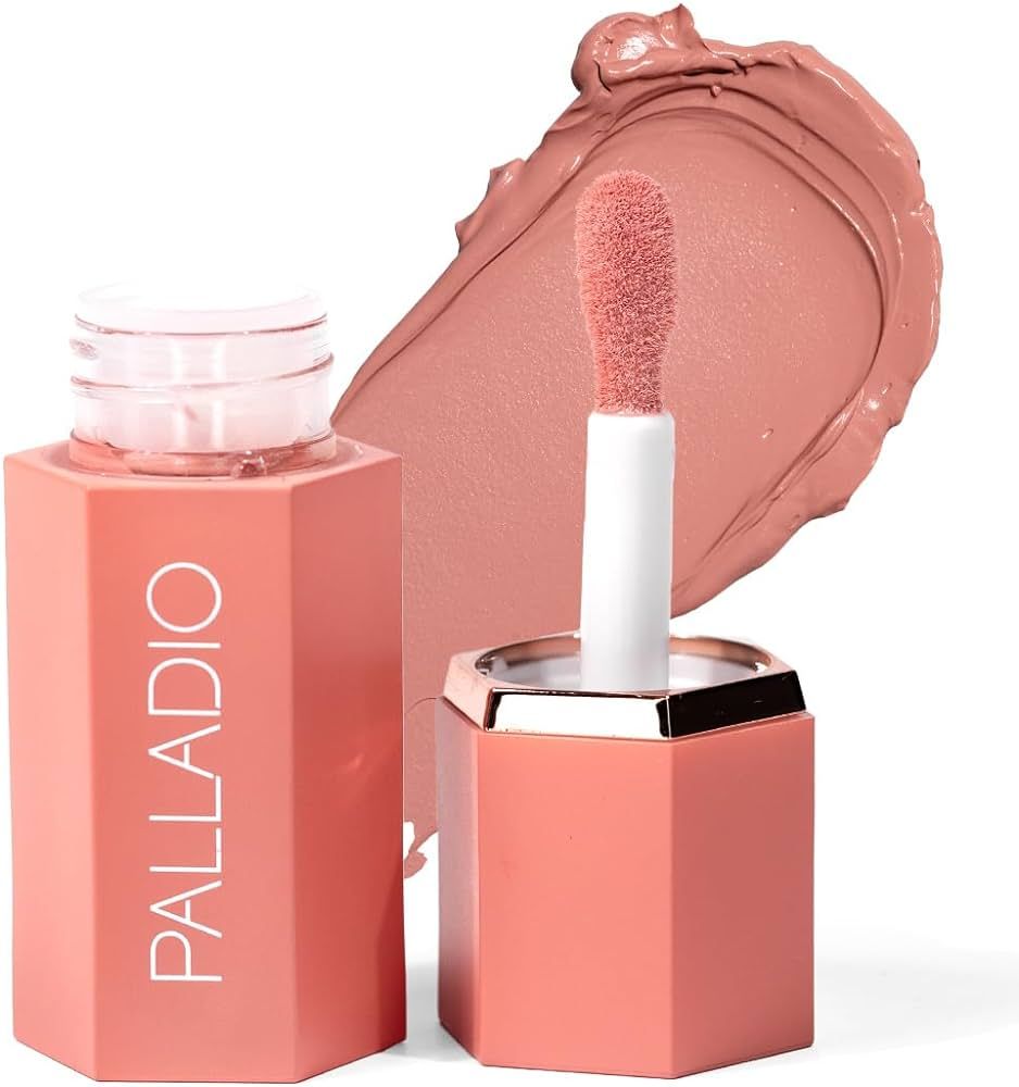 Palladio Liquid Blush for Cheeks & Lips 2-in-1 Makeup Face Blush, Weightless Cream Formula, Smudg... | Amazon (US)