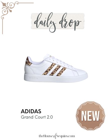 NEW! Adidas Grand Court 2.0 Leopard sneakers
