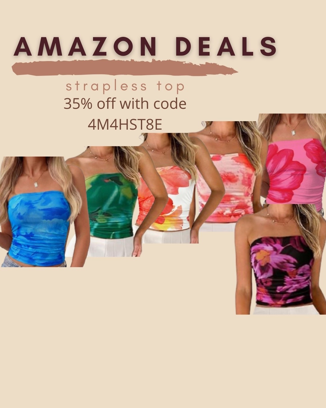 $8 ends 5/19

Amazon fashion
Amazon deals
Strapless top
Party top

#LTKSaleAlert