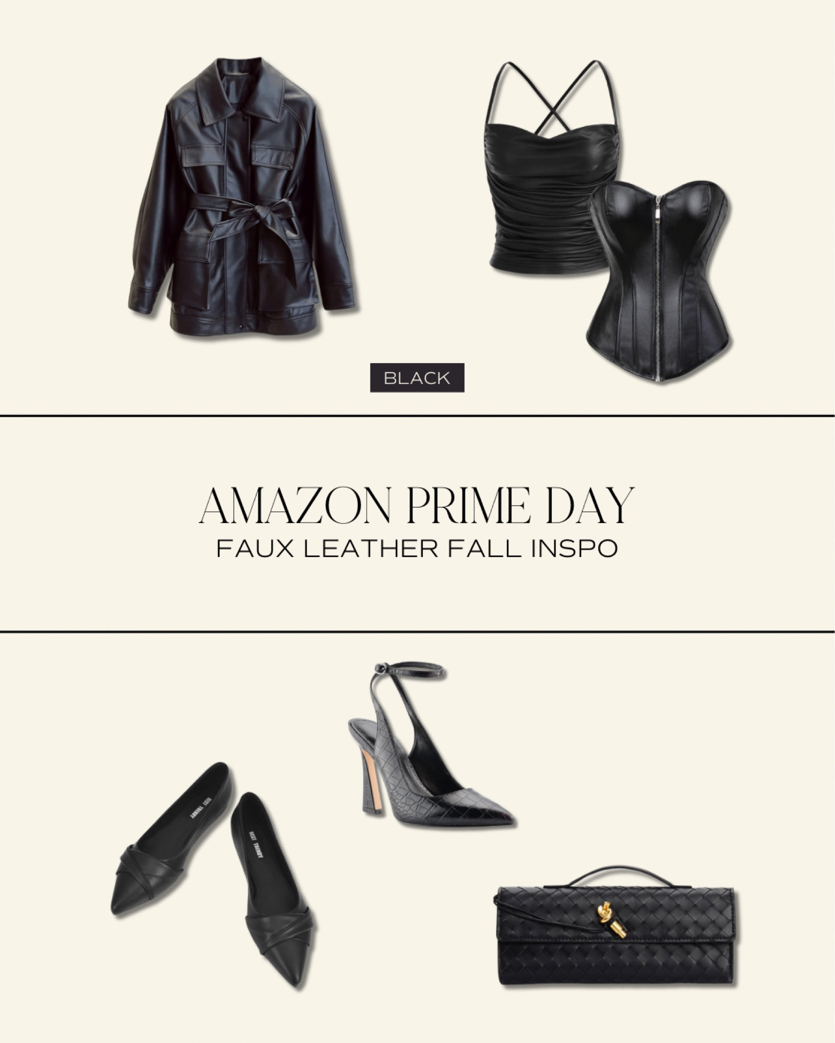 I’m in love with faux leather this fall and Amazon has some good selections! Let’s explore these options in BLACK! #MissMonochromatic 

#LTKxPrimeDay #LTKFindsUnder100 #LTKSeasonal