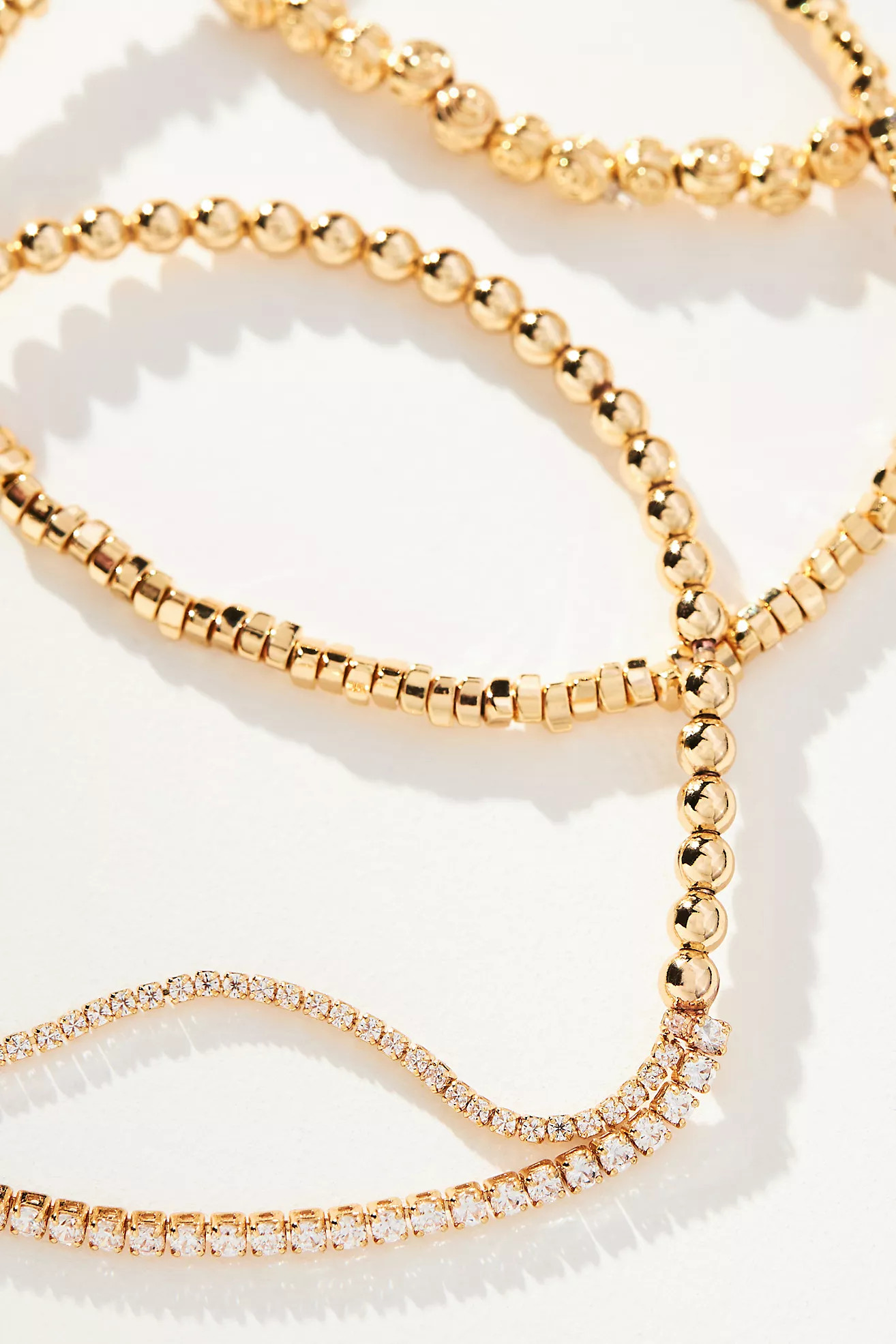 Mini Mixed Beaded Bracelets, Set of 3 | Anthropologie (US)