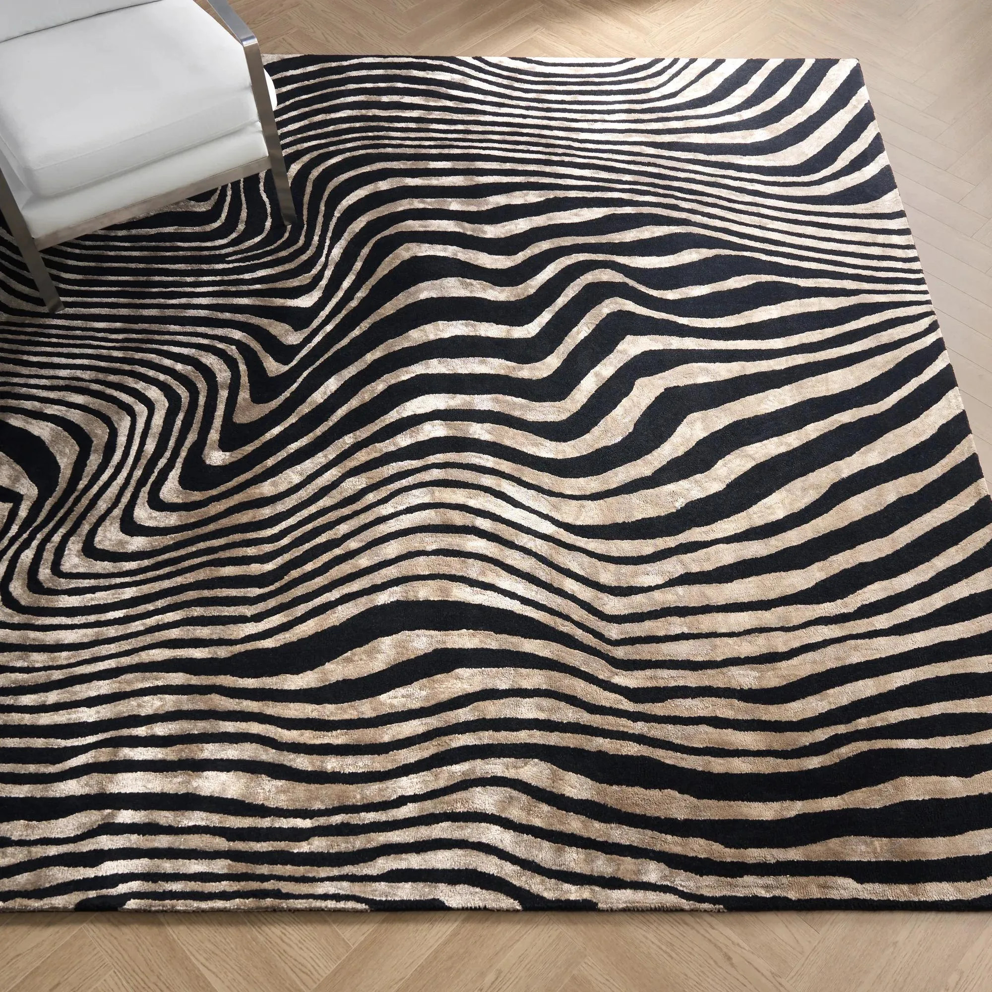 Abstract Zebra Rug | Z Gallerie