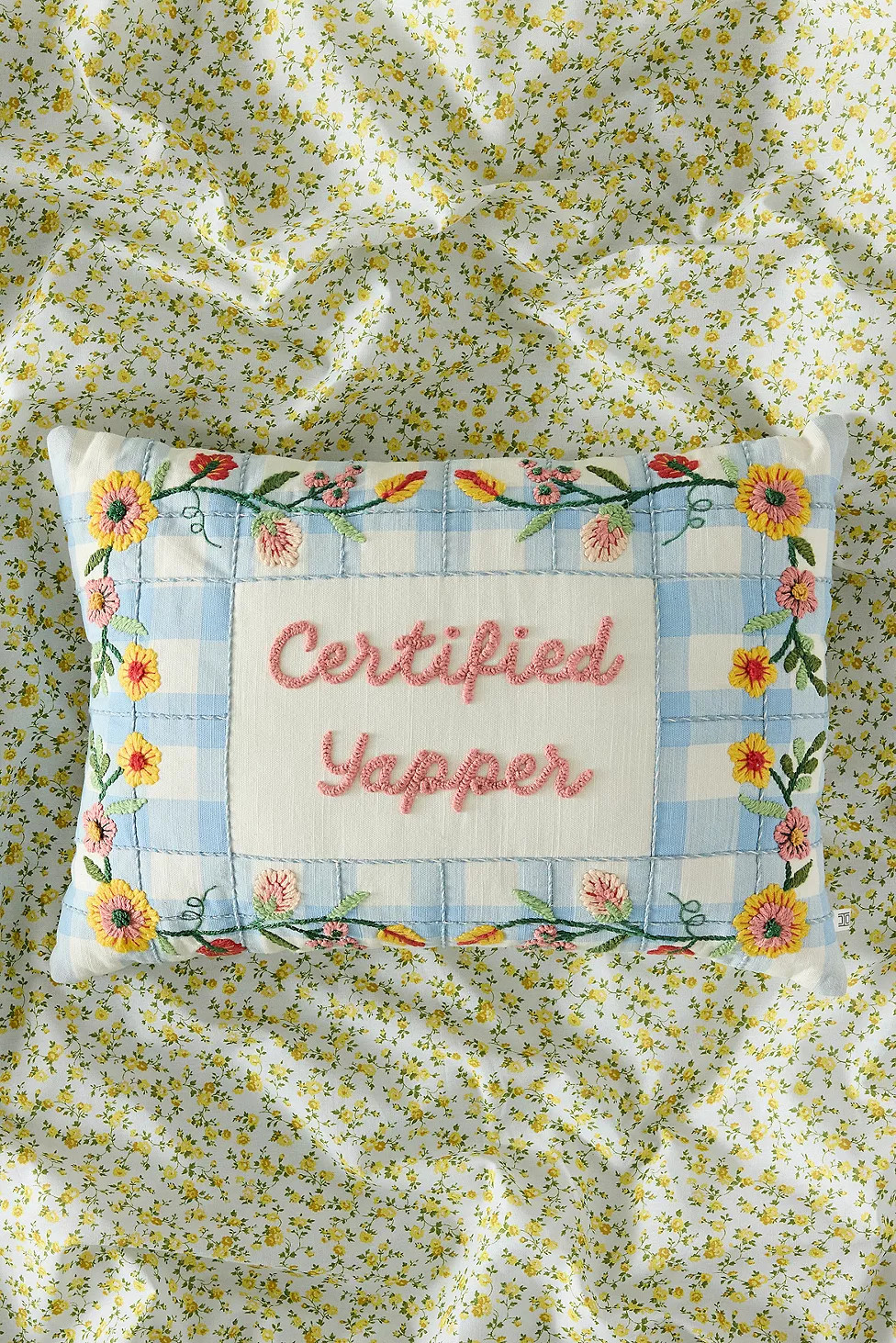 Certified Yapper Cushion | Urban Outfitters UK