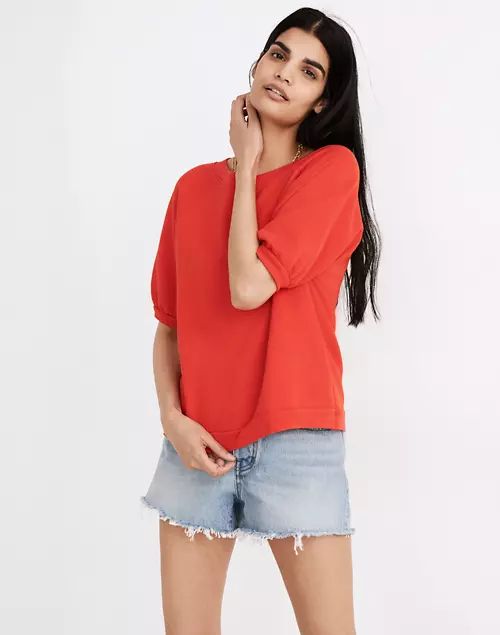 Short-Sleeve Sweatshirt | Madewell