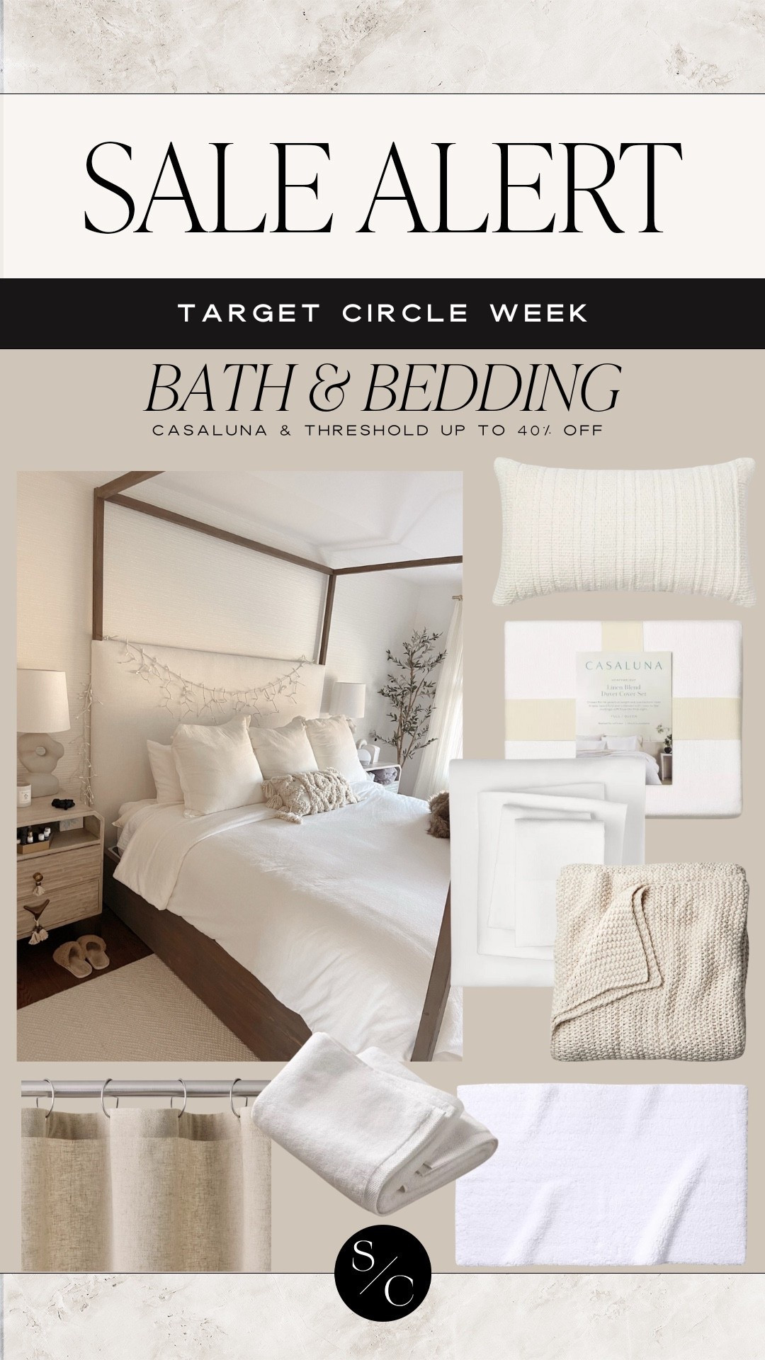Target Circle Week 🎯 Bath & Bedding Sale!

Casaluna sale, neutral bedding, target bedding sale, target bath sale, bathroom refresh, bedroom refresh, home decor inspo, neutral home, primary bedroom



#LTKHome #LTKSaleAlert