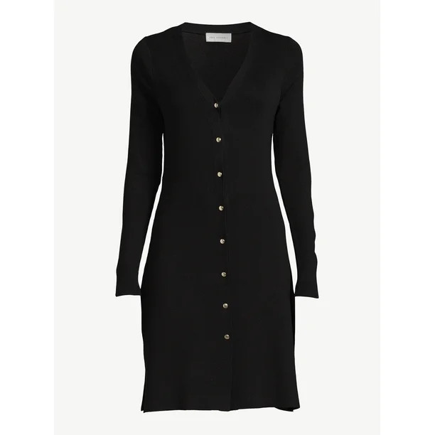 Free Assembly Women's V-Neck Cardigan Sweater, Lightweight - Walmart.com | Walmart (US)