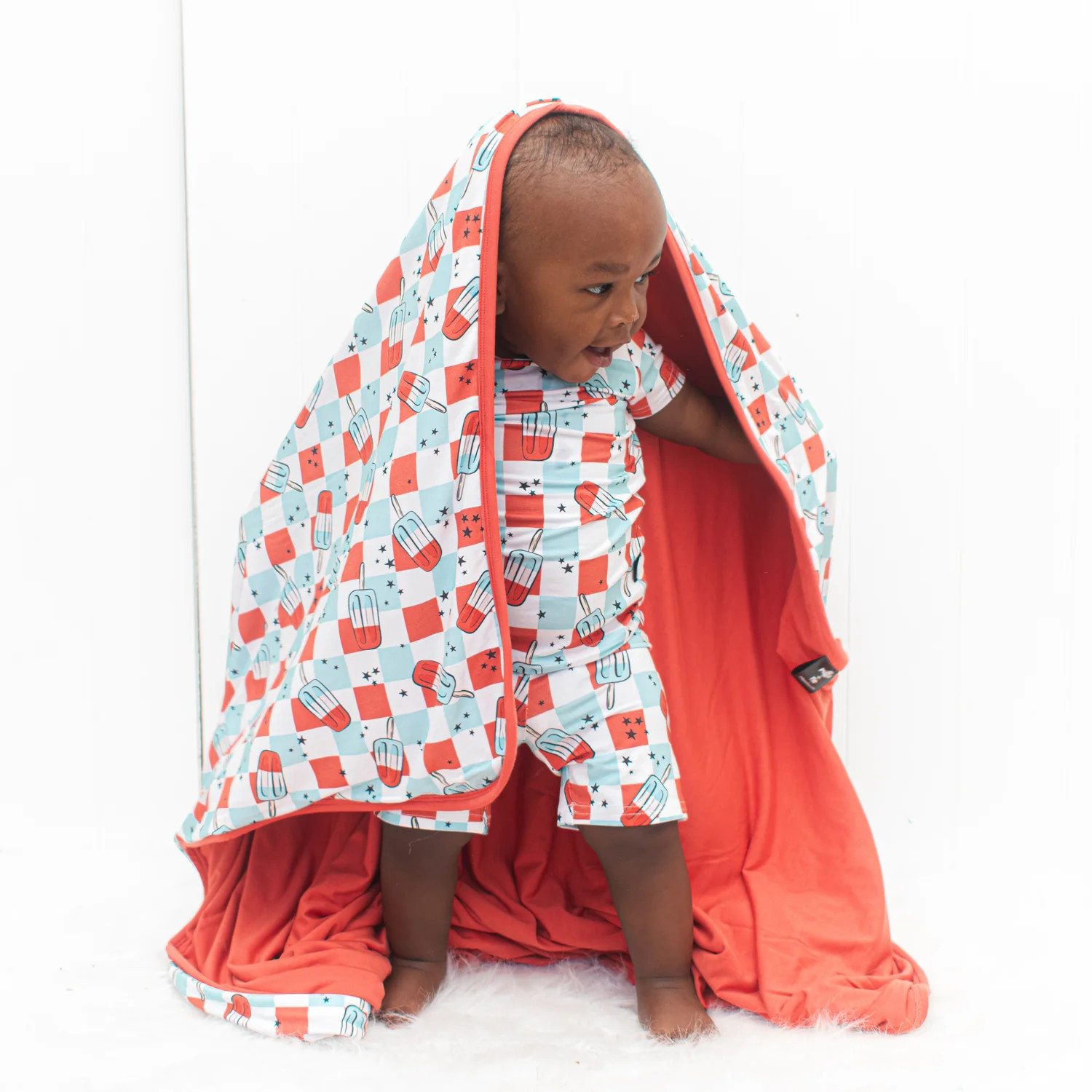 3 LAYER OVERSIZED COZY DREAM BLANKET- Bomb Pops | millie + roo