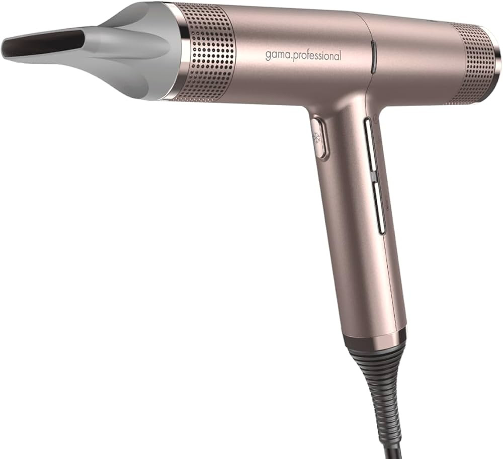 GAMA Italy Professional Hair Dryer Rose Gold - IQ Perfetto Lightweight, Powerful Pro Salon Blow w... | Amazon (US)