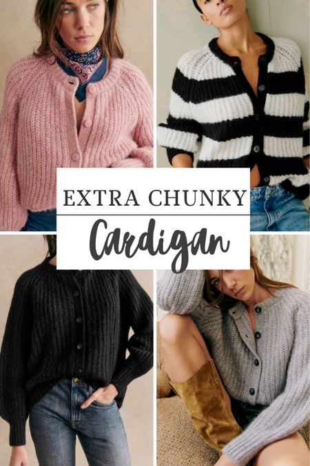 This extra cozy, chunky cardigan if your Fall bestie! Layer over any top when you need texture, warmth and a chic-ness! Oversized so don’t size up. 

#LTKstyletip #LTKworkwear #LTKSeasonal