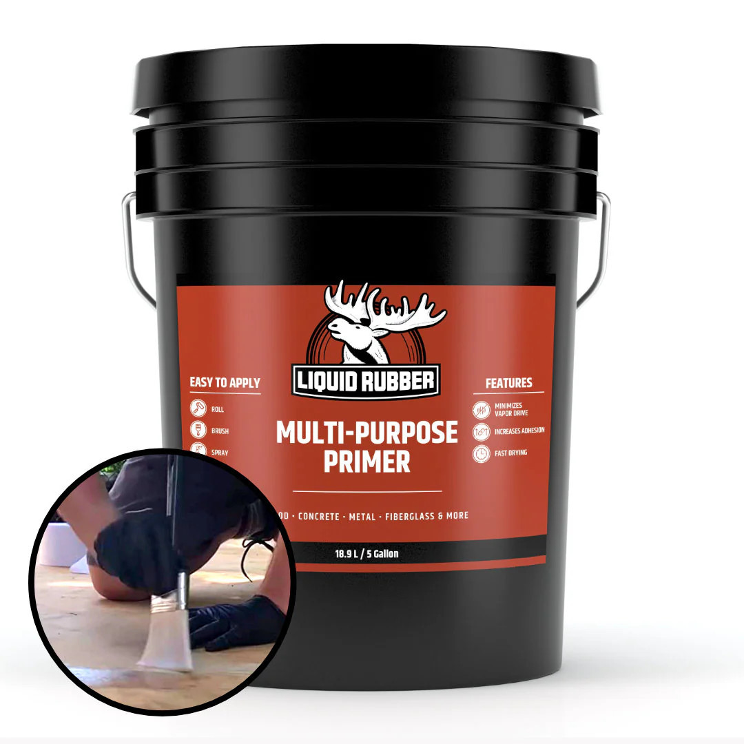 Liquid Rubber Multi-Purpose Primer Interior/Exterior Multi-purpose Water-based Wall and Ceiling Primer ( 5-gallon ) | 21699US | Lowe's