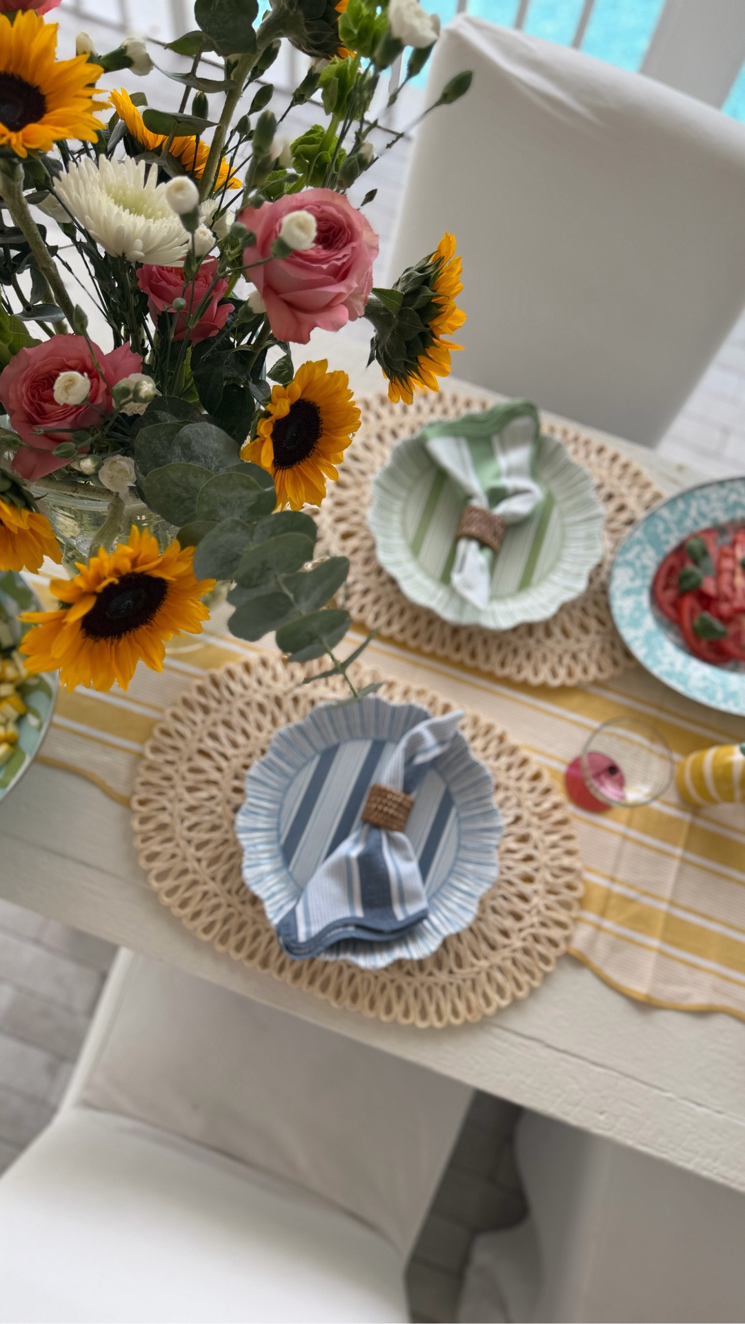 let’s set the table with Wayfair 🤍 another look at this fresh tablescape that I already know we’ll be using again and again all patio season

some of my favorite memories as a mom are the ones made right around the dinner table… a little messy, a little loud, and so so special. I wanted our outdoor setup to feel just as thoughtful, and these pieces made it so easy to pull everything together

everything feels bright, elevated, and still really practical. they look chic, but aren’t breakable (which is huge with kids), and they’re made so well you can tell they’ll last for summers to come

also… these would make such sweet Mother’s Day gifts if you’re looking for something a little different this year 💫

@Wayfair #wayfair #wayfairpartner #ad

#LTKHome #LTKSeasonal