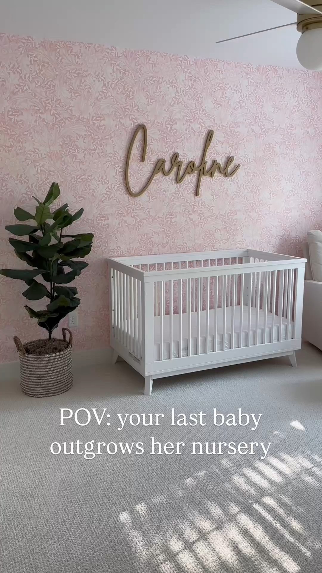 Nursery to big girl room, toddler girl room, toddler girl, big girl room, big girl bedroom, girls bedroom, spindle bed, floral wallpaper, scallop decor, rattan decor, girls room inspo, pink room

#LTKFamily #LTKKids #LTKHome