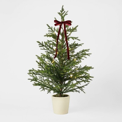 30" Lit Norfolk Pine Christmas Tree - Threshold™ designed with Studio McGee | Target