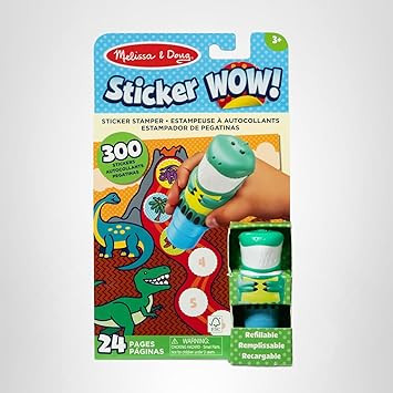 Melissa & Doug Sticker Wow!™ 24-Page Activity Pad and Sticker Stamper, 300 Stickers, Arts and C... | Amazon (US)